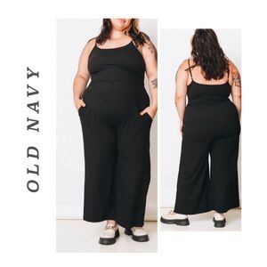 🆕Old Navy Black Plus-Size Butter Soft Tank Jumpsuit 4X🆕